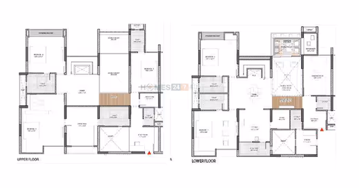 Apollo DB City – 5 BHK duplex floor plan