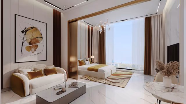 Aspirz – furnished Flex Studio with bed, lounge and city view