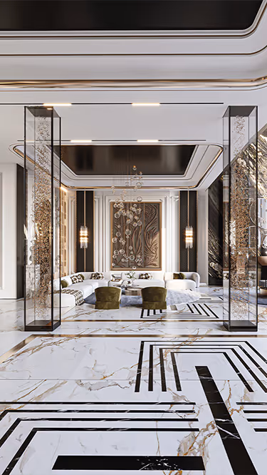 Bayz 101 – reception area of the main lobby