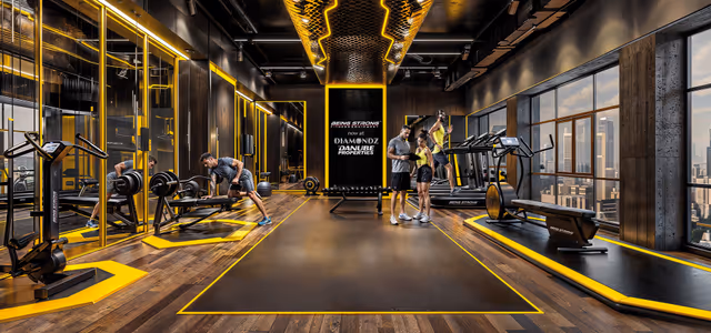 Diamondz by Danube – indoor gym with Being Strong equipment