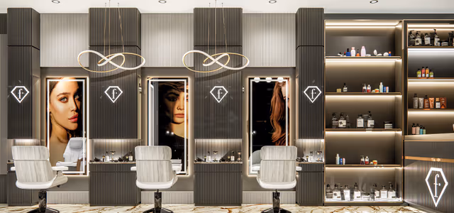 Fashionz by Danube – F Salon styling area