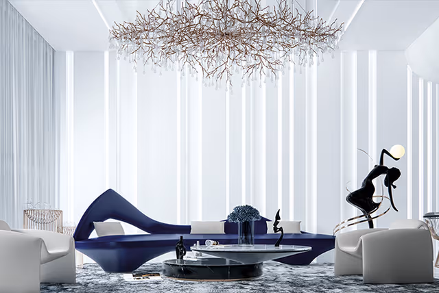 Fashionz by Danube – living and dining area interior