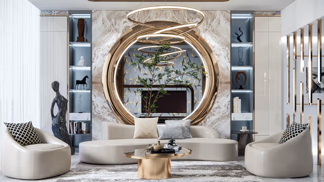 Fashionz by Danube – furnished living room interior