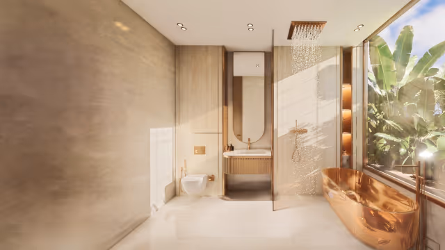 Greenz by Danube – bathroom interior finishes