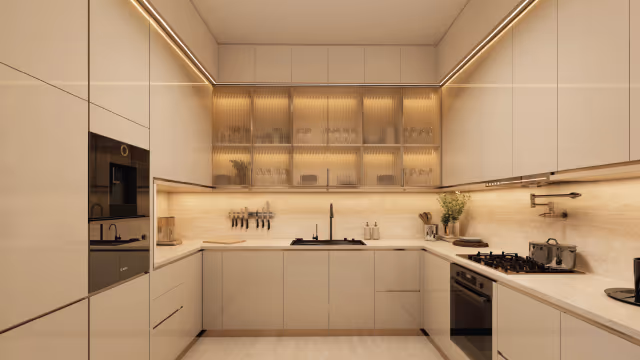 Greenz by Danube – fitted kitchen interior