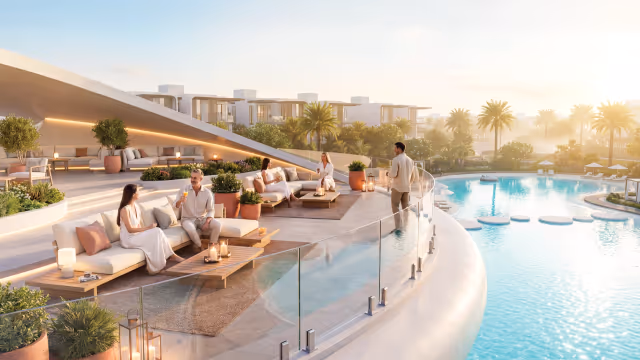 Greenz by Danube – resort-style pool area