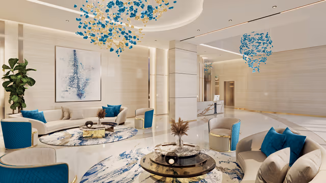Oasiz by Danube - main lobby with lounge seating and reception