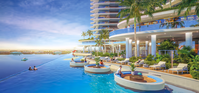 Oceanz 3 – infinity pool and deck over the water