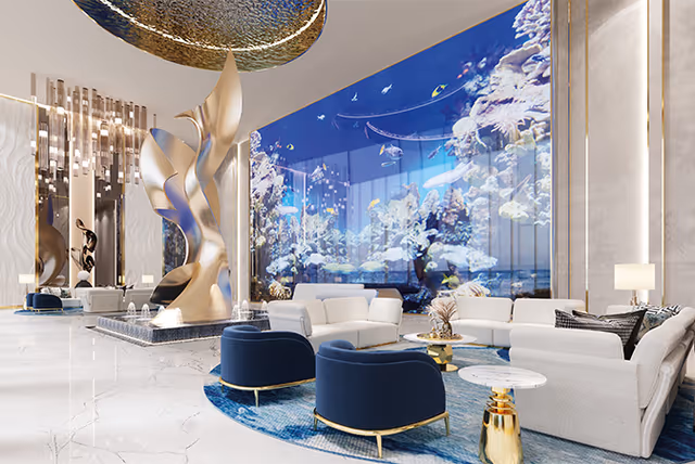 Oceanz 3 – reception and arrival lobby