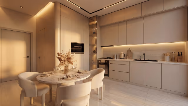 Serenz by Danube – fitted kitchen with premium finishes