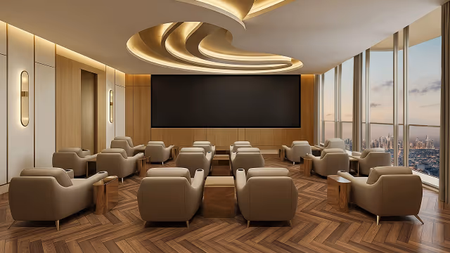Shahrukhz by Danube – private cinema hall with recliner seating