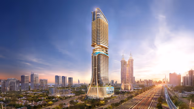 Shahrukhz by Danube – 55-storey office tower rising over Sheikh Zayed Road