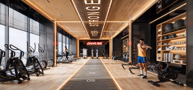 Sparklz by Danube – indoor gym with cardio and strength zones