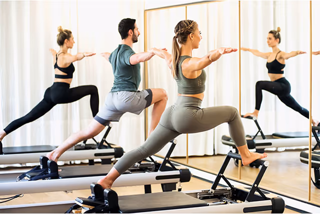 Sportz by Danube – reformer pilates session in the fitness studio