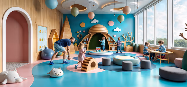 Timez by Danube – indoor kids daycare and learning area