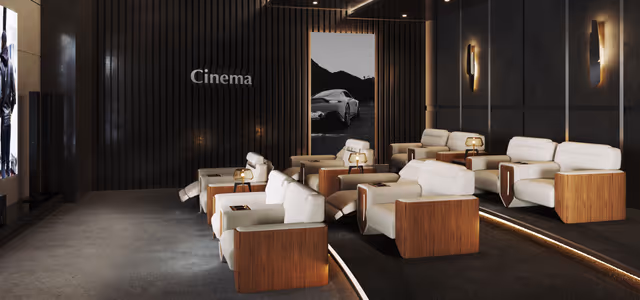 Viewz by Danube – indoor residents' cinema