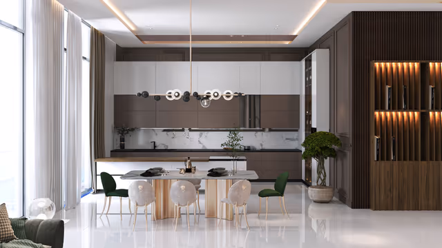 Viewz by Danube – Sky Villa lounge with designer furnishing