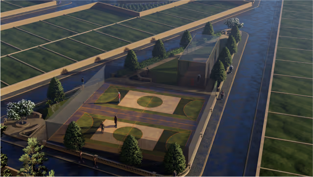 Emerald Nirvana – sports garden with multi-activity zones